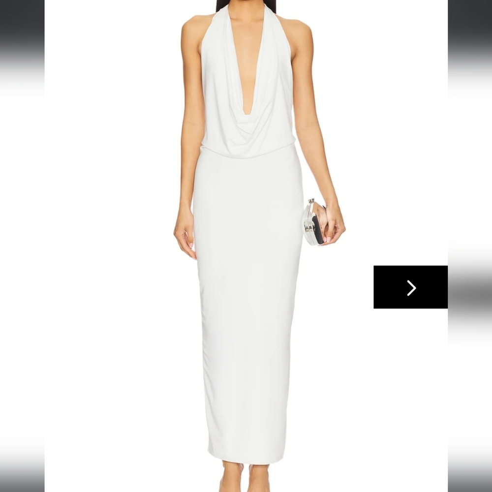 NWT Superdown Tina Maxi Dress White Size Small